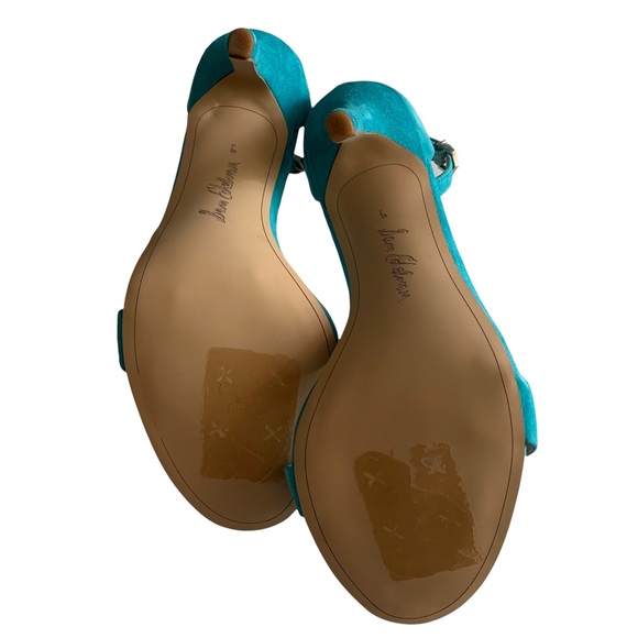 SAM EDELMAN Amee Blue Ankle Strap Sandals, Never Worn - Picture 7 of 10